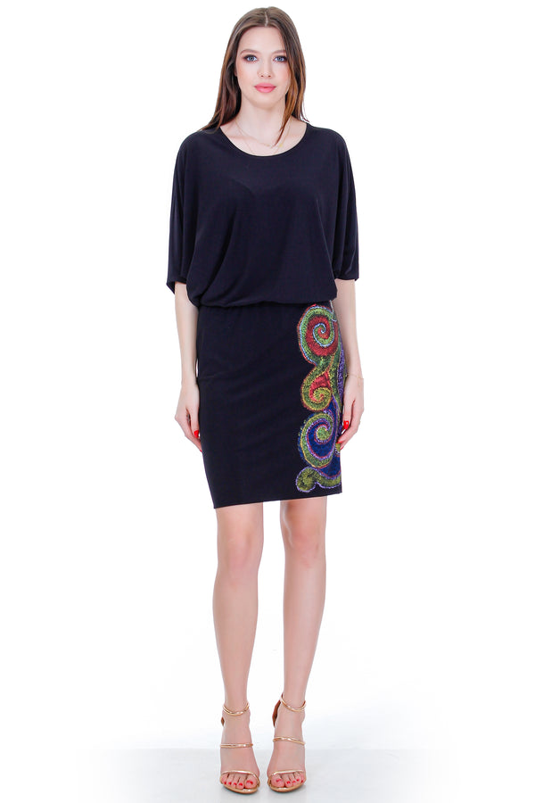Rochie jerse pictata  Liza Panait Liza Panait Online Boutique